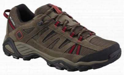 Columbia North Plains Wp Waterproof Trail Shoes For Men - Cordovan/gypsy - 13m