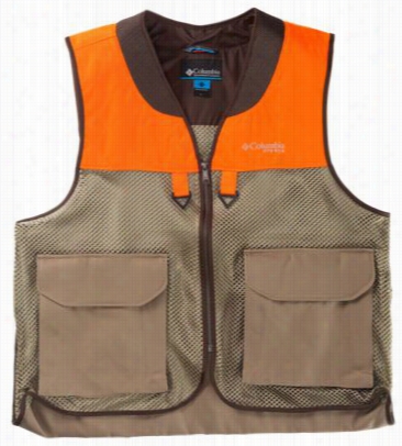 Columbia Ptarmigan Bird Vest For Men - Flax/blaze - S