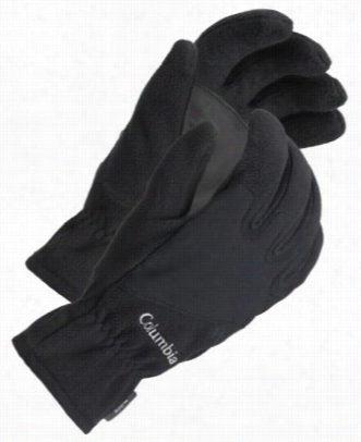 Columbia Wind Bloc Fleece Gloves For Ladies - Black - Xl