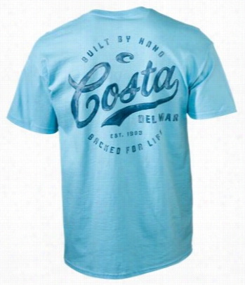 Costa Legend T-shirt For Men - Short Sleeve - Sky Blue - M