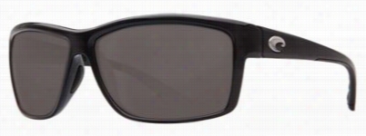 Costa Mwg Bay 580 Polarized Sunglasses - Shiny Black/gray