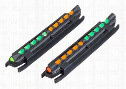 Hiviz Two-in-one (to) Magnetic Base Shotgun Sight - Orange/green - .218-.328'