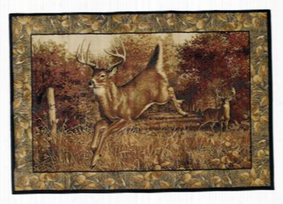 Lodge-themed Area Rug - We'll Meet Again - Scatter