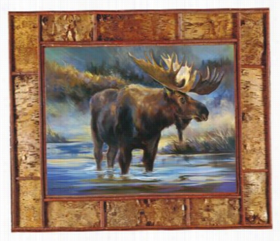 Mason Maloof Dedigns Bull Moose Of The Woods By Marilynn Mason - Limited Edition Giclee Pritn