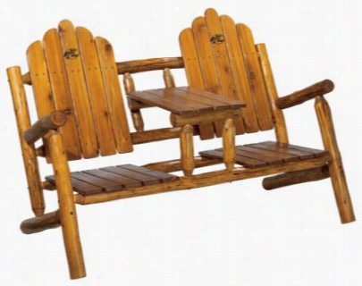 Mountain Occasion Chairs Double Log Adironddack Chair