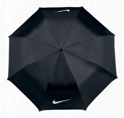Nike Golf 42' Single Canopy Collapsible Golf Umbrella - Black/white