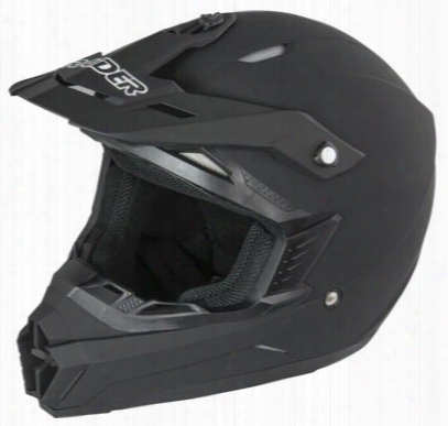 Raidde Rwildfire Mx Atv Helmet - Matte Black - S