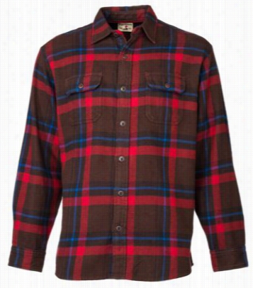 Redhead Muscular Flannel Shirt For Men - Chestnut - Lt