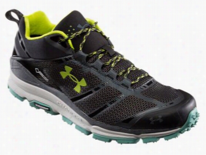 Under Armour Verge To A Reduced State Gtx Trail Shoes For Men - Bla Ck/stealth Gray/velocity -  10m