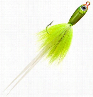 Wahoo The Vamp Bucktail Jig - Charteuse Hologram