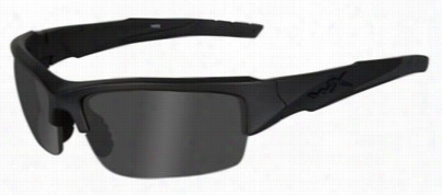 Wiley X Valor Black Ops Collection Polarized Safety Sunglasses - Matte Black/vanity Grey