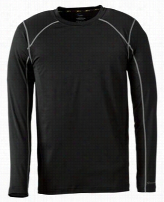 Xps Baselayer 1.0 Thermal Crew Highest With X-odor For Men - Long Sleeve - Black - Xl