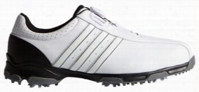 Adidas 360 Traxio Boa Golf Shoes For Men - White /white/core Black - 7m