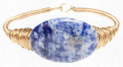 Amanda Blu Marine Blue Agate Lull Candy Bracelet