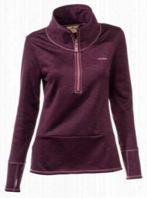 Ascend 1/2-zip Pullover For Ladiex - Eggplant - S