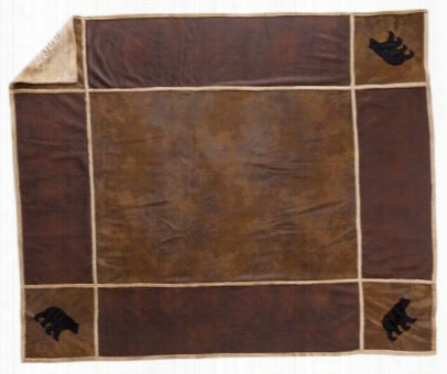 Bear Grid Throw