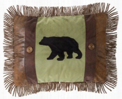 Bob Timberlake Cedar Lake Colllection Suffer Applique Throw Pillow