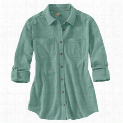 Carhartt M Edina Knit Shirt For Ladies - Coastline - L
