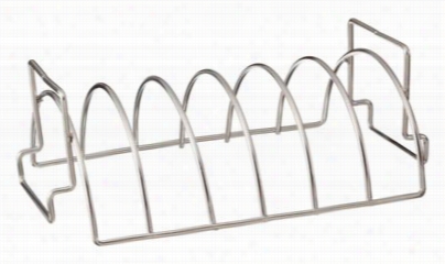 Charcoal Companion Stainless Steel Reversible Rib And Roasting Rack