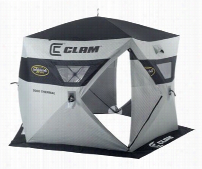 Clam Jjason Mitchell Elite Series Warm 5000 Ice Shelter