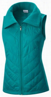 Columbia Mix It Aroun Vest For Ladies - Mayan Green - L