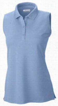Columbia Pfg Ininsfree Sleeveless Polo Shirt For Ladies - Air - Xs