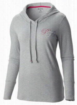 Columbia Pfg Monogrammed Hoodie For Ladies - Grey Heather - L