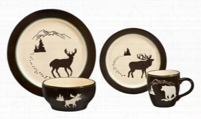 Deep Forest 16-piece Dinneware   Set