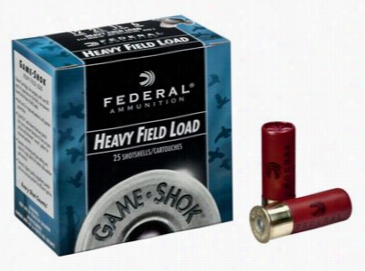 Federal Premium Game-shok Upland Game Heavy Field Load Shtoshells - #4 Shot - 1-1/8 Oz. - 12 Ga .- 250 Rounds