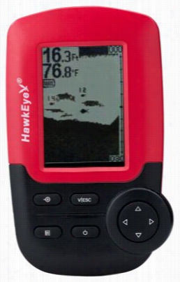 Hawkeye Fishtrax 1x Kayak Fishfinder - Red