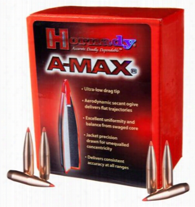 Hornady A-max Bullets - .22 Caliber - 80 Grain