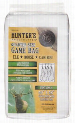 Hunters Specialties Quarter Size Game Bag -- 4-pack