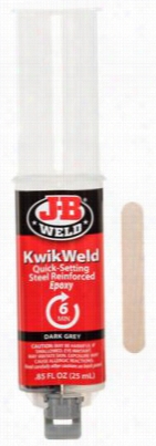 J-b Weld Kwikweld Quick-setting Steel Rienforced Epoxy Syringe