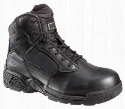 Magnum Stealth Force 6.0 Side Zip Safety Toe Tactical Boots For Men - Bla Ck - 1m