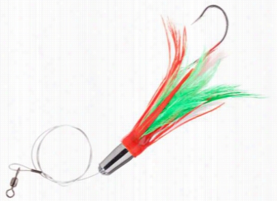 Offshore Angler Jet Feather - Rigge - Red/green/white