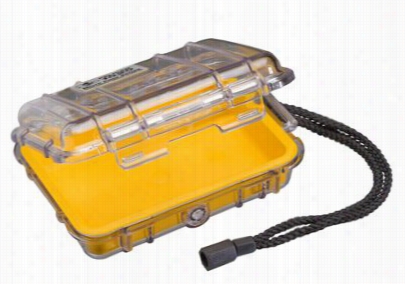 Pleican Guardian Micro-case With Line R- 6.4 X 4.7 X 2.1" - Yellow