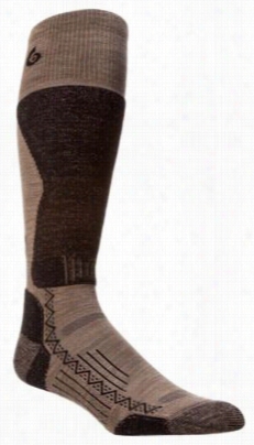 Point6 Light Boot Sokcs For Men - Taupe  - L