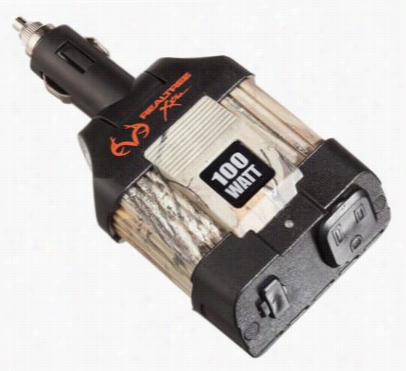 Realtree 100w Inverter With Direct Plug In And Usb