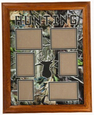 Realtree Apg Camo Hunting Collage 6-photo Frame - Realtr Ee Apg/black