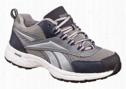 Reebok Kenoy Stteel Toe Work Shoes For Men - Gray/navy - 6.5 W