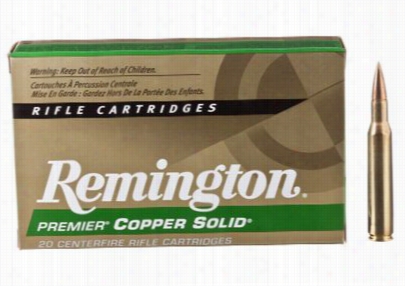 Remington Premier Copper-solid Lead Free Centerfire Ammo- .243 Winchester  -95 Graain