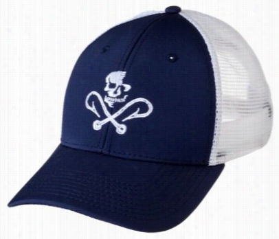 Salt Life Sk Ull And Hooks Mmesh Cap - Navy