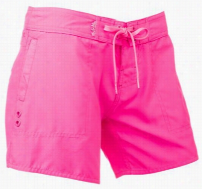 Salt Life Waverider Shorts For Ladies -  Pink - 6