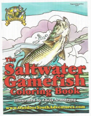 Saltwater Game Fish Coloring Book For Kids