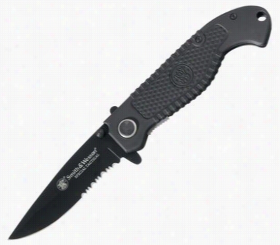 Smith & Wessno  Special Tactical Folder Drop Point Folding Blade Tactical Knife