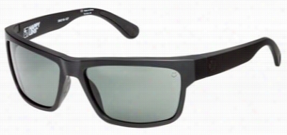 Spy  Frazier Polarized Sunglasses - Matte Black/happy Grey Green