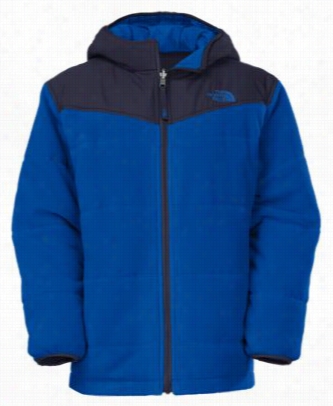 The North Face Reversible Trru Or False Jacket For Boys - Monster Blue - M