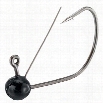 Luck-E-Strike Finesse Head Jigheads - 1/16 oz. - #2 Hook - Black