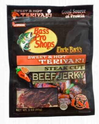 Uncle Buck's Steak Cut Beef Jerky - Sweet & Hot Teriyaki