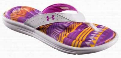 Under Armour Marbella Tropic Sandals For Ladies - White/purple - 9m